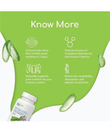 VeraFlex Joint Support Capsules | Organic Aloe Vera, Chinese Skullcap & Catechu | Natural Supplement for Joint Comfort, Flexibility & Mobility | Clinically Tested Plant Based Ingredients - Buy Online on GoSupps.com