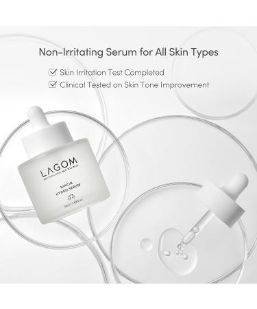 LAGOM Niacin Hydro Serum 5% Niacinamide Pore Care Dull Skin Intense Moisturizing & Brightening Korean Skincare Irritation-Tested 1.69 Fl Oz - Buy Online on GoSupps.com