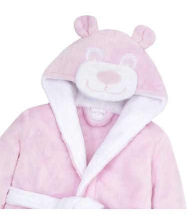 Undercover Lingerie Soft Fleece Hooded Bathrobe for Babies & Toddlers - Pink 18-24 Months - Buy Online on GoSupps.com