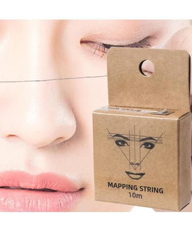 Brow String Mapping - Brown Eyebrow Mapping Marker Thread for Brows Eyebrow Ruler Auxiliary Drawing Thread Positioning Mapping Thread - Buy Online on GoSupps.com