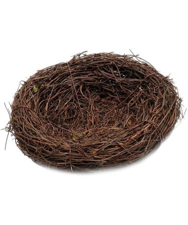 Inzopo Nest Rattan Artificial Birds Small Animals Decoration Garden Field Accessories 25 cm - Buy Online on GoSupps.com