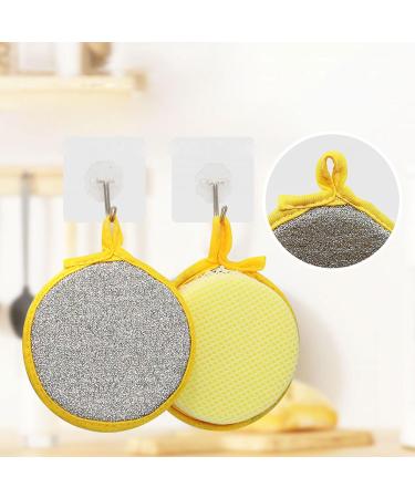 MCAORI Kitchen Cleaning Sponges Double Sided Scouring Pad Wipe Dishwashing Sponges Cloth for Easy Dishwashing - Buy Online on GoSupps.com