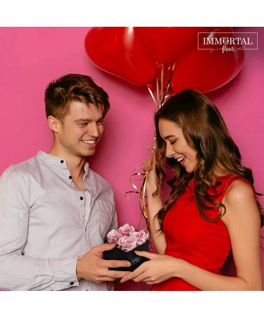 Immortal Fleur Preserved Roses in Box | Real Forever Flowers for Delivery | Mom Birthday Gift | Sympathy Flowers - Buy Online on GoSupps.com