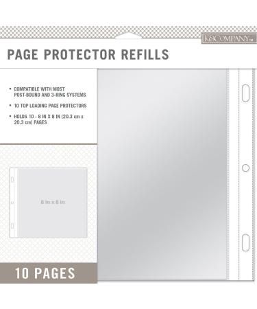 K&Company Post Bound Scrapbook Album Page Protector Refill Pack - Multicolor - Buy Online on GoSupps.com