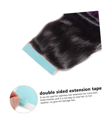 Ipetboom 10 Sheets film tape in extension replacement tape Headband double sided glue extend Wigs Supplies two sided pu adhesive tape Label Reissue block no trace extension belt - Buy Online on GoSupps.com