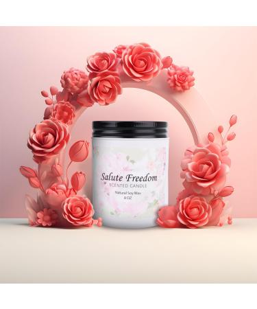 Scented Candles Set for Home Aromatherapy - Long-Lasting Rose Candle (8 oz 46H) | Perfect Gift for Women - Birthday Christmas Mother's Day & More - Buy Online on GoSupps.com