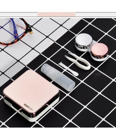Mini Travel Contact Lens Case - Stylish Rose Gold Solution for Easy Lens Care - Buy Online on GoSupps.com
