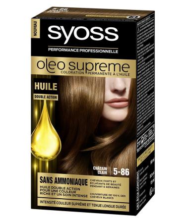 Syoss Ol o Supr me Permanent Hair Color 5-86 Light Brown