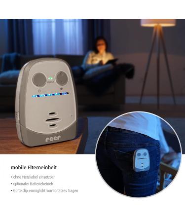 Reer Nova Baby Monitor - Inventor of Baby Monitors Volume Control 450m Range Optical Noise Display - International Shipping Available - Buy Online on GoSupps.com
