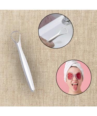 Stainless Steel Tongue Scraper - Effective Oral Care Tool for Fresh Breath | nbvmngjhjlkjluk - Buy Online on GoSupps.com