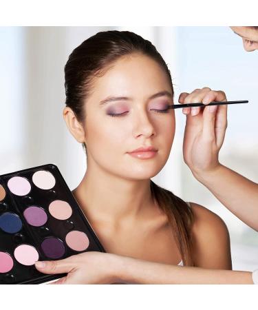 RMISODO 100-Piece Angled Eyebrow & Eyeshadow Brush Set - Professional Soft Cosmetic Brushes for Women - Black - Buy Online on GoSupps.com
