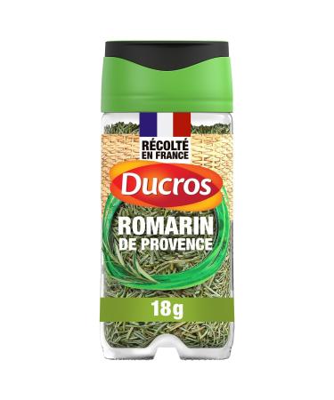 DUCROS Herbes Aromatiques Romarin de Provence Saveur Intense et Fra che (Flacon 18g) - Le Lot De 4