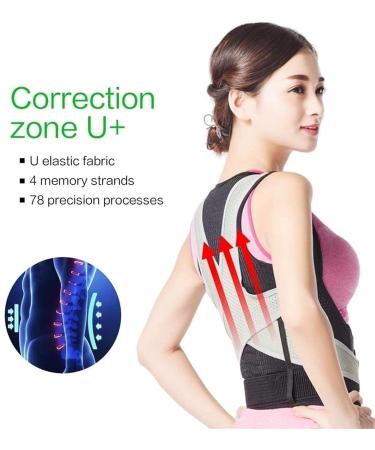 Back Posture Corrector For Women & Men With Clavicle Spine Back Support Breathable Adjustable Back Brace For Pain Relief From Neck Back Shoulders Corrector (Size : 3XL) - Buy Online on GoSupps.com
