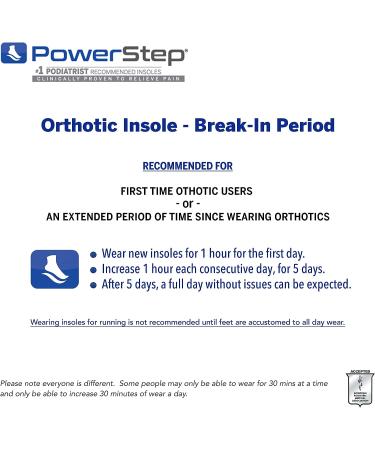 Powerstep Archmolds Maximum Orthotic Insoles Blue - Women's 8.5-9 / Men's 7-7.5 - Buy Online on GoSupps.com