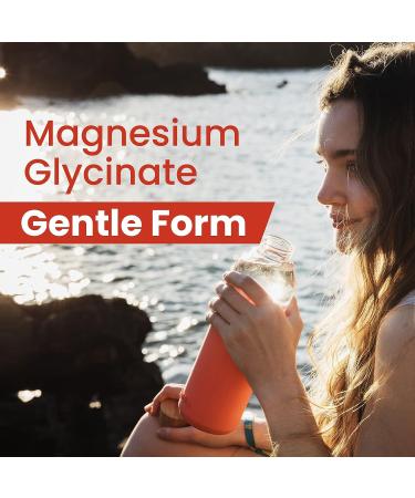 Magnesium Glycinate 500mg Capsules | High Absorption Chelated Formula | Pure Mineral Supplement for Men & Women | 120 Veggie Caps | Made In USA - Buy Online on GoSupps.com