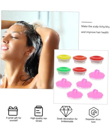 SewoAr 10-St Shampoo Brush - Scalp Care & Cleaning Brush for Hair & Clothes - Massage & Scraper Head for Ultimate Clean - Buy Online on GoSupps.com
