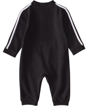 adidas Boys Long Sleeve Track Suit Coveralls 18M - Black | Zip Front - Buy Online on GoSupps.com
