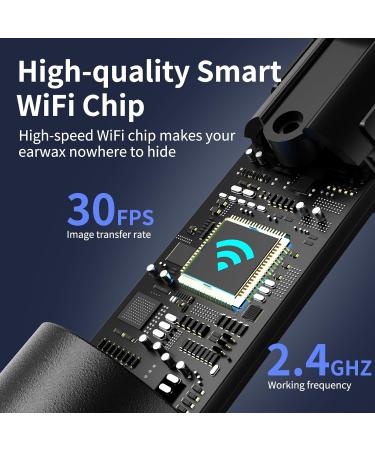 Buy Ear-Aopick 1080p HD WIFI Ear Wax Removal Otoscope Camera - Waterproof 360 Wide Angle 6 LEDs - Compatible with iPhone iPad & Android - Green - Buy Online on GoSupps.com