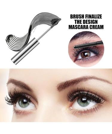 Washable Metal Rod Mascara - Waterproof Tubing Mascara Volume and Length Iron Wand Mascara Long Lasting Smudge-Proof Non Clumping Lengthening Fiber Lash Mascara Makeup for Women (Black One Size) Black 7 ml (Pack of 1) - Buy Online on GoSupps.com