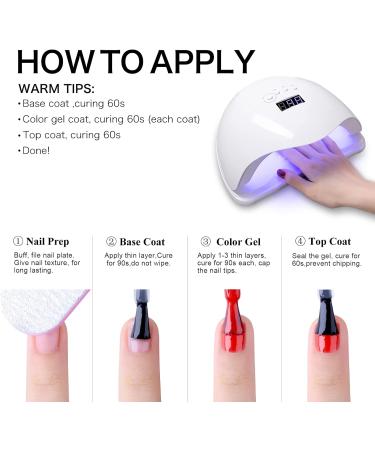 Imtiti Jelly UV Gel Nail Polish 15 ml Jelly Red Transparent Gel Nail Polish UV LED Soak Off Nail for Autumn and Winter - Buy Online on GoSupps.com