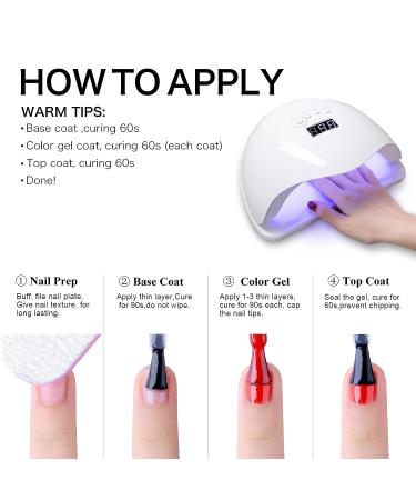 Neon Orange Gel Nail Polish - 0.5 fl oz | Soak Off Gel Polish for DIY Manicure | Salon Quality | Christmas Holiday Gift - Buy Online on GoSupps.com