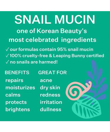 Peach Slices Snail Rescue Face Moisturizer - 95% Snail Mucin, Lightweight Hydration - 2.82 oz - Buy Online on GoSupps.com