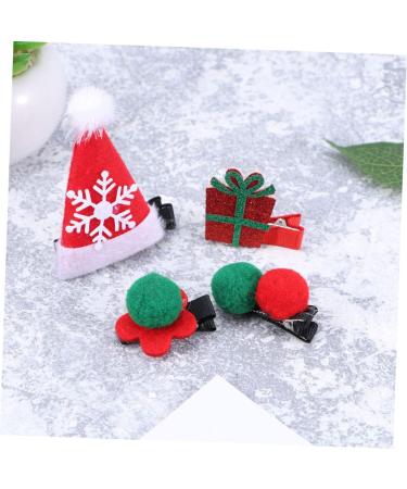 HAPINARY 3 Sets Christmas Barrettes Sequin Hairpins Bow Hair Clips Christmas Hair Bow Santa Hat Decor Kids Hair Clips for Girls Hair Pin Christmas Hair Accessory Cute Headgear Girl Child - Buy Online on GoSupps.com