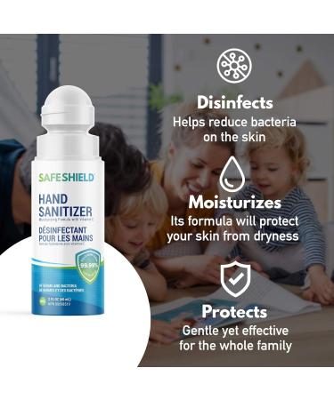 Hand Sanitizer - Roll-On No Mess - Pack of 10 - Buy Online on GoSupps.com