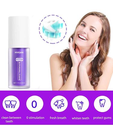  Voihamy Colour Corrector Purple Teeth Whitening Tooth Stain Removal Purple Toothpaste Colour Correcting Tooth Stains Tooth Colour Corrector 30 ml - Buy Online on GoSupps.com