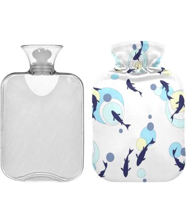 NAANLE Cartoon Warm Bottle - 1L Heat Therapy for Bed Hand & Foot Pain Relief | Transparent Warm Flap - Buy Online on GoSupps.com