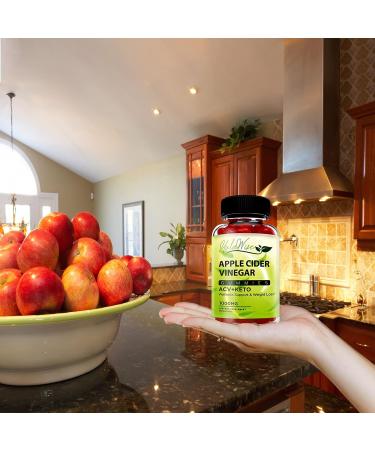 HolaWise Apple Cider Vinegar Gummies 60ct ACV Keto Gummies Support Healthy Weight Digestion Detox and Cleansing Immune Support Gut Health Ketosis Keto Start ACV - Buy Online on GoSupps.com