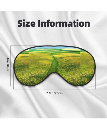 Buy Grassland Paths Unisex Adjustable Blackout Sleep Eye Mask - Perfect for Home Travel Yoga and Office Naps - Buy Online on GoSupps.com