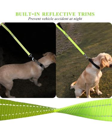 Vivaglory Short Dog Leash - 61 cm Training Line for Medium & Large Dogs - Light Neon Yellow - Buy Online on GoSupps.com