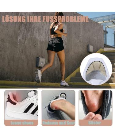 6 Pairs Heel Cushion Inserts - Soft Mesh Heel Grips for Loose Shoes | Reusable Blister Protectors for Men & Women - Buy Online on GoSupps.com