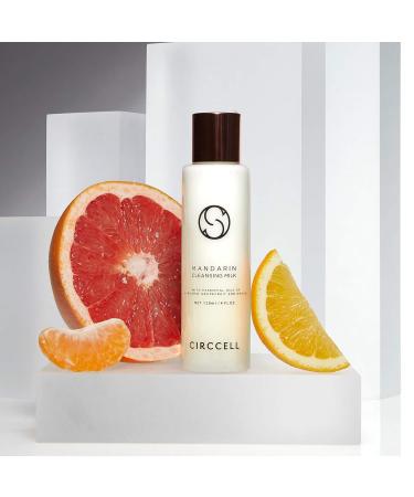 CIRCCELL Mandarin Cleansing Milk - Hydrating & Brightening Face Cleanser for All Skin Types | Anti-Aging & Makeup Remover with Fruit Extracts - Buy Online on GoSupps.com