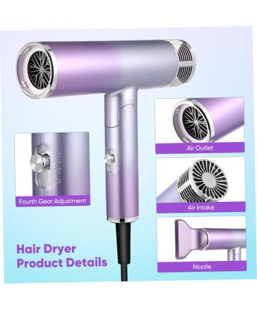 CANIGHT Travel Blow Dryer Travel Hair Bonnet Dryer Mini Hair Dryer for Travel Brushless Motor Abs - Buy Online on GoSupps.com