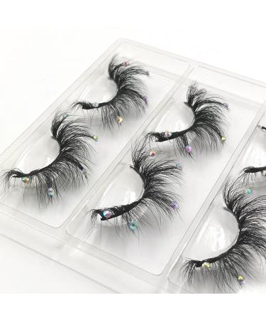 Mink Lashes with Glitter Rhinestones - AF08 Crystal 2022 Eyelashes | Premium Quality - Buy Online on GoSupps.com