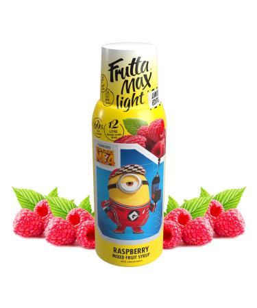 Light - Low Carb - Fitness FruttaMax Syrup | Zero Sugar | With Stevia | 50-60% Fruit Content 500ml (Minions Raspberry Light)