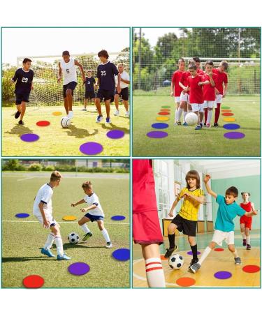 UQXY 10 Inch Non Slip Rubber Spot Markers for Sports Training - 12PCS - Buy Online on GoSupps.com