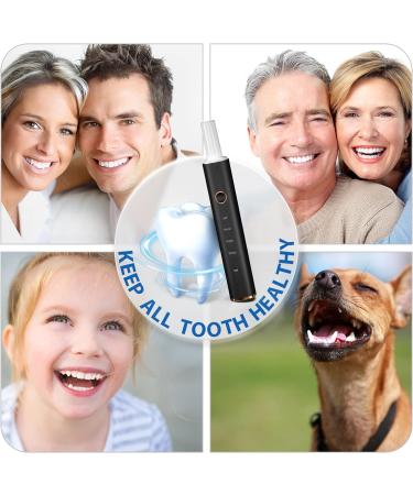 HassoKon Teeth Cleaning Kit - 4 Adjustable Modes, 4 Heads, IPX6 Waterproof (Black) - Buy Online on GoSupps.com
