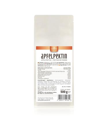 Golden Peanut Apple Pectin 500g - Natural Gelling Agent Additive-Free Gluten-Free for Jellies & Jams - Buy Online on GoSupps.com