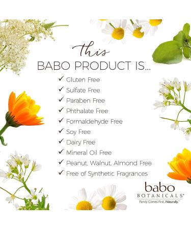 Babo Botanicals Purifying Swim & Sport Shampoo & Wash - Cucumber and Aloe Vera - 16 Fl Oz - Kids & Sensitive Skin (Pack of 1) - Buy Online on GoSupps.com