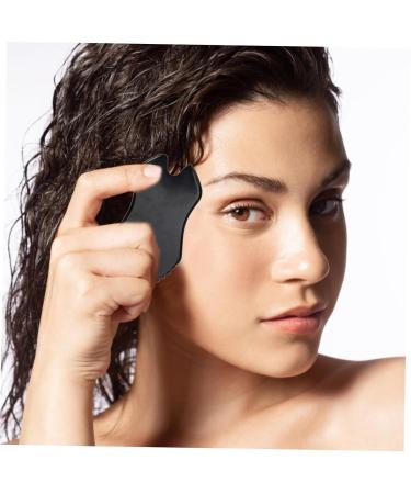 FRCOLOR Black Meteorite Facial Scraping Board & Massage Tools - Enhance Your Skincare Routine with Eye & Neck Massagers - Buy Online on GoSupps.com