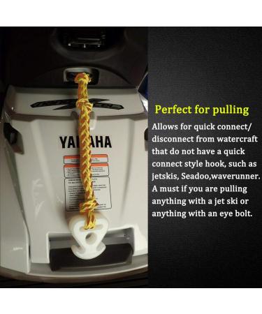 Botepon 2Pcs Boat Tube Towable Rope Quick Connector - Water Sports Rope Connector for Tubing, Skiing, Wake Boarding - Compatible with Seadoo, Jet ski, Waverunner - Buy Online on GoSupps.com