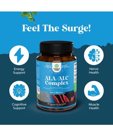 Bundle of Nootropic Brain Supplement for Memory & Focus with Bacopa Monnieri VIT A B6 Riboflavin Niacin Thiamin Folate and Pure Alpha Lipoic Acid Supplement - Acetyl L-Carnitine - ALA ALC Amino Acids - Buy Online on GoSupps.com
