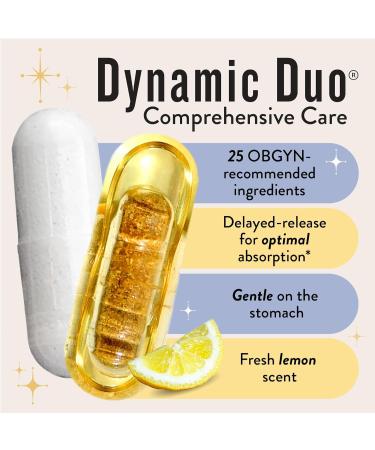 Legendairy Milk Dynamic Duo Prenatal 2-in-1 Prenatal Vitamins for Women - Morning & Night Prenatal Vitamins with DHA and Methylated Folate - 25 Vitamins & Minerals for Every Stage, 30 Day Supply - Buy Online on GoSupps.com