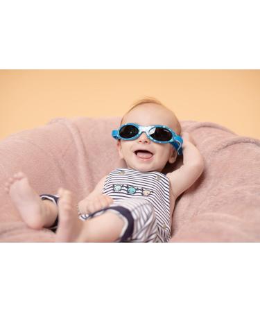 Kiddus Baby Sunglasses for Newborn to 2 Years | UV400 Sun Protection | Adjustable Band | Black - Buy Online on GoSupps.com