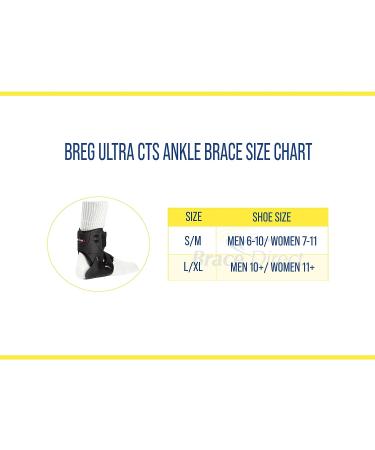 Brace Direct Ultra CTS Ankle Brace & Stabilizer by Breg | Size L-XL - Buy Online on GoSupps.com