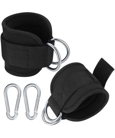 Yiphomn 2 pieces of foot loops cable train with D-rings footrested belt and carabiners for cable train Fitness Training train aids for leg training on the cable car - Buy Online on GoSupps.com