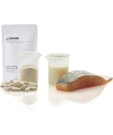 Calcium & Vitamin D Tablets | 1000iu Vitamin D3 Supplement for Bone Health | Oxford Vitality 3 Count - Buy Online on GoSupps.com